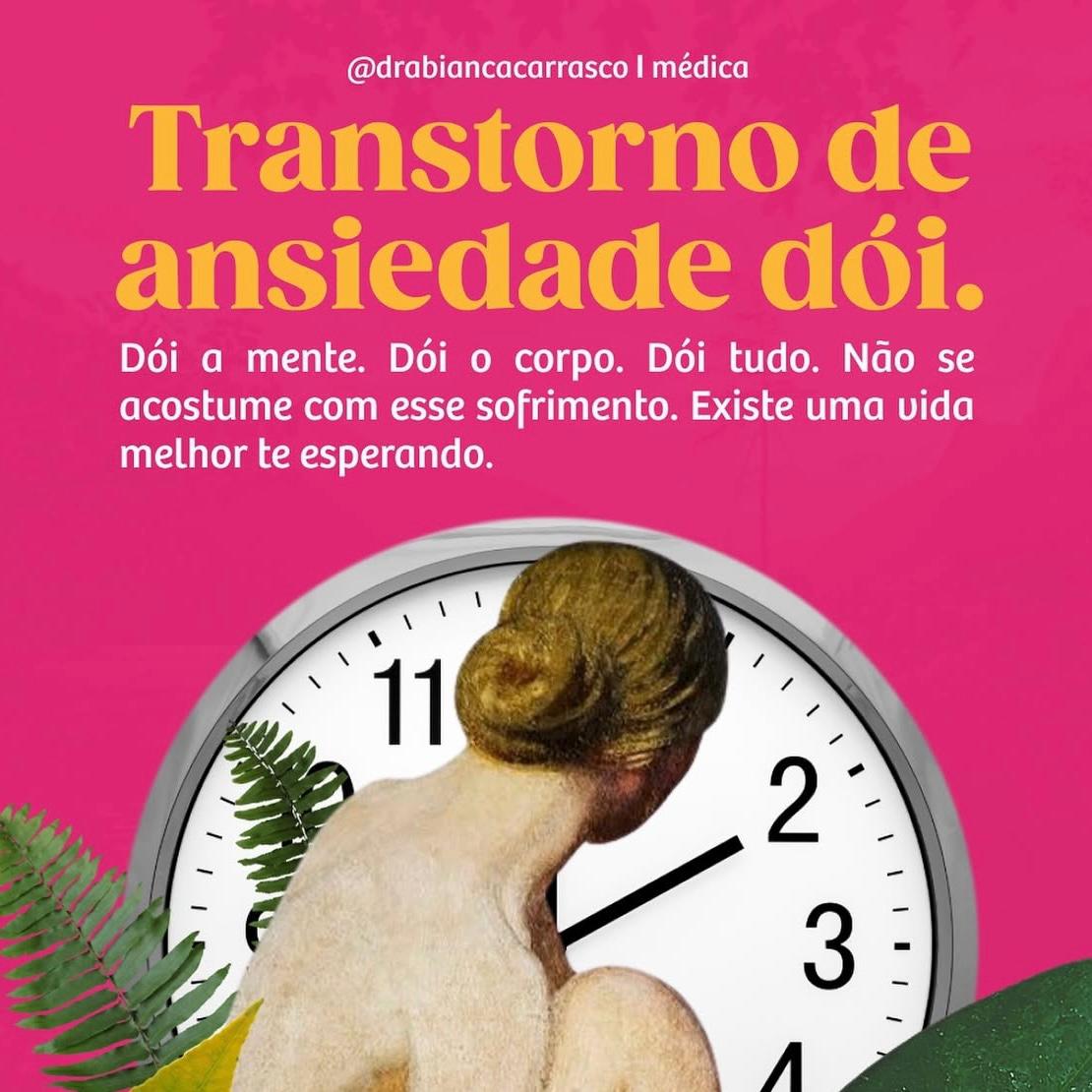 Post sobre transtorno de ansiedade